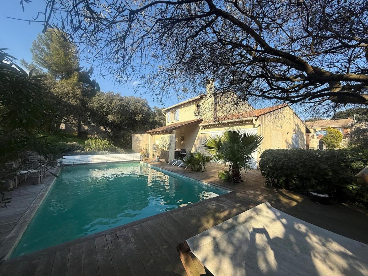 Le Havre De Paix En Garrigue 4 Chambres 3 Sdb Piscine Bezouce Luaran gambar