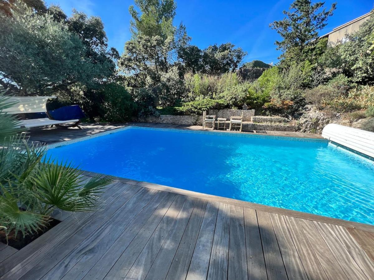 Le Havre De Paix En Garrigue 4 Chambres 3 Sdb Piscine Bezouce Luaran gambar